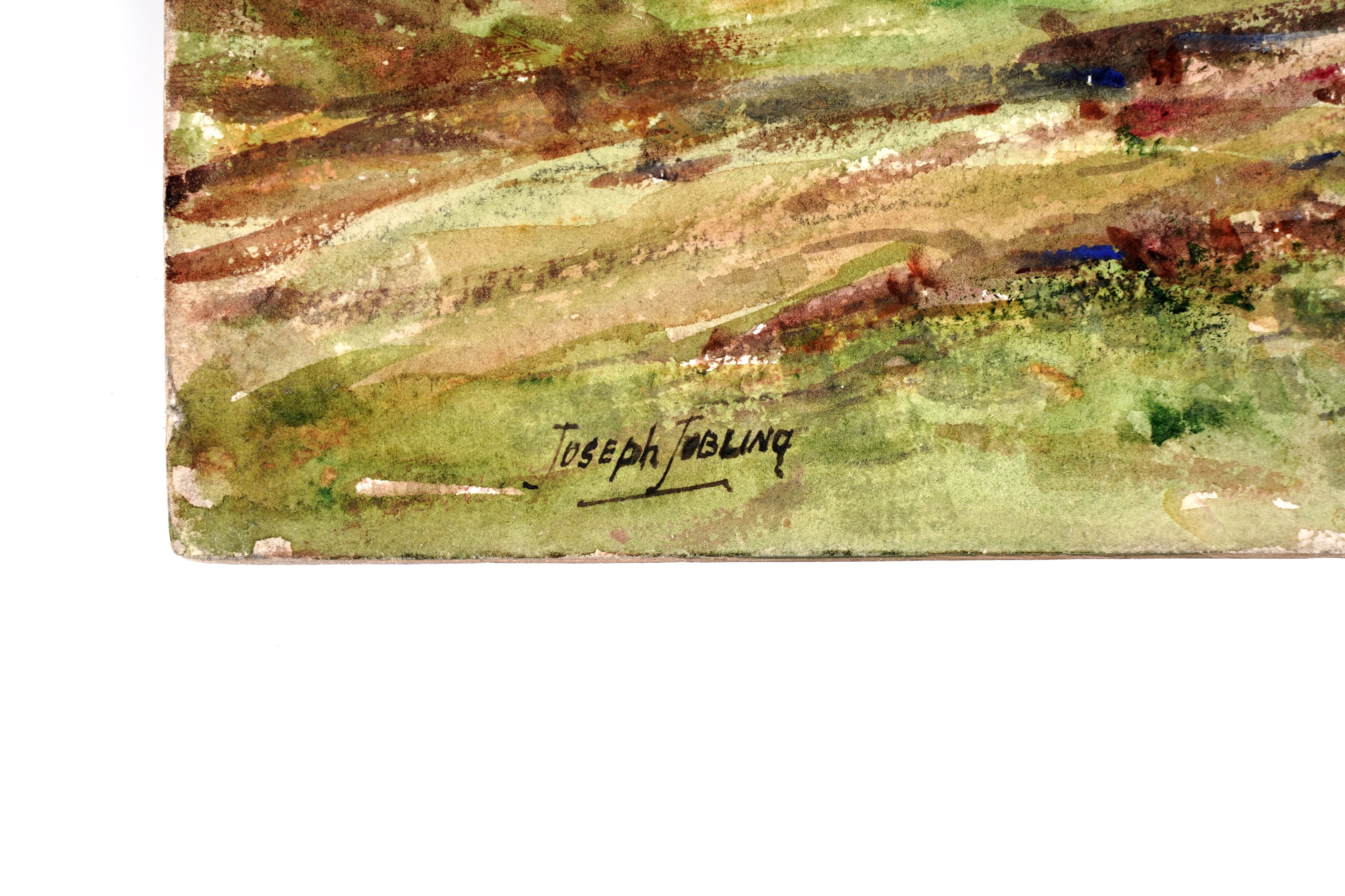 Joseph Jobling | A Moorland Landscape | watercolour (Early 20th Century ...