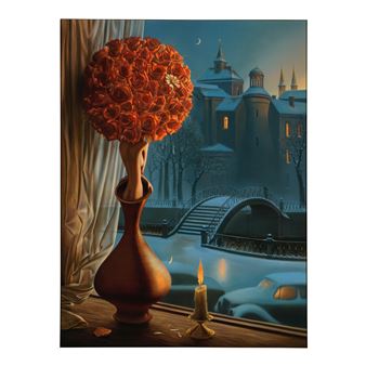 Arrival of the flower ship - Vladimir Kush