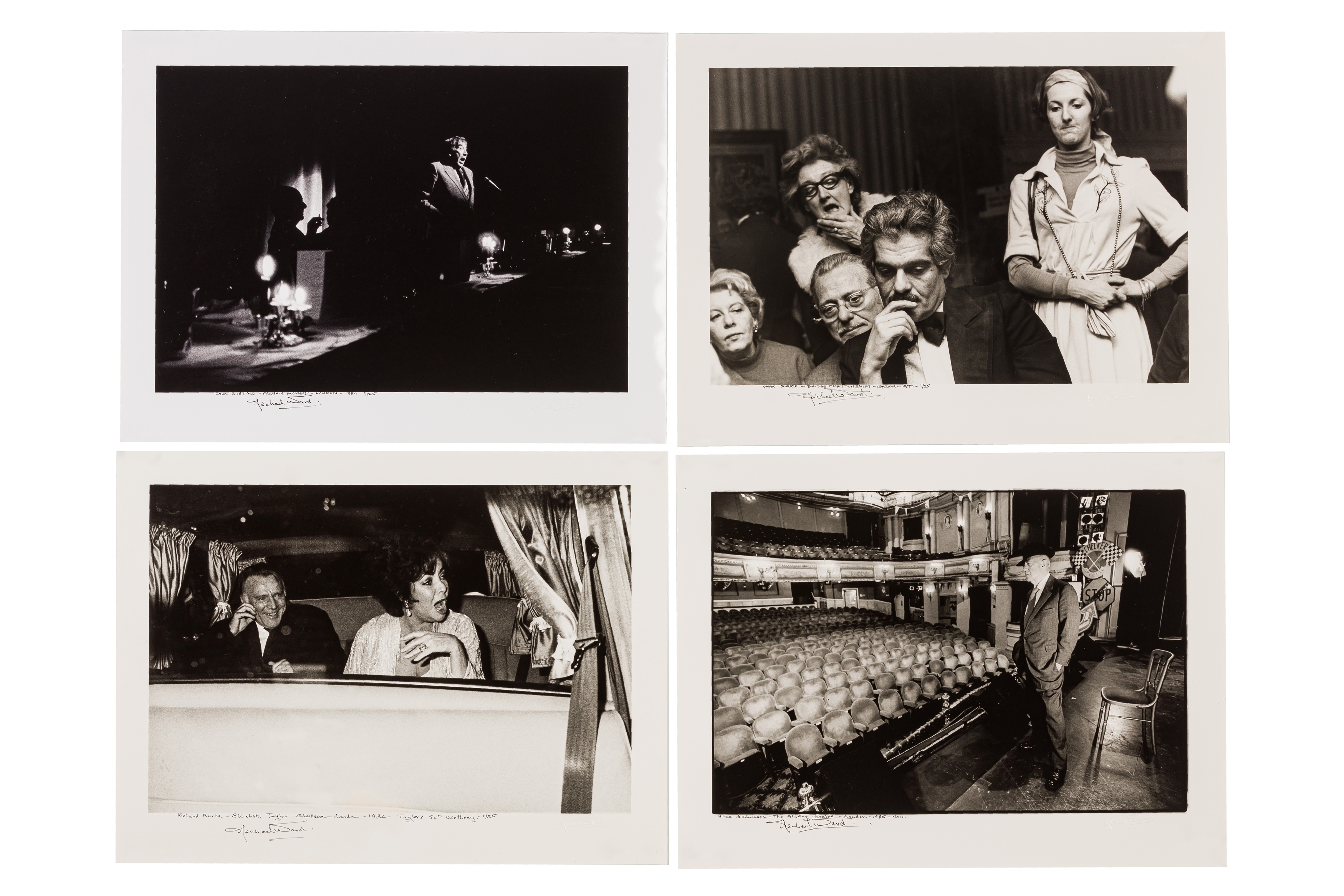 Artwork by Michael Ward, LONDON THEATER & FILM PERSONALITIES, Made of silver gelatin prints