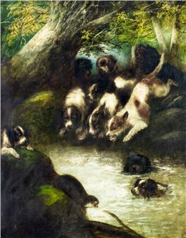 Otter Hunting - Edward Armfield