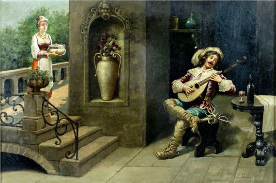 Tavern Scene - Luca Sacco