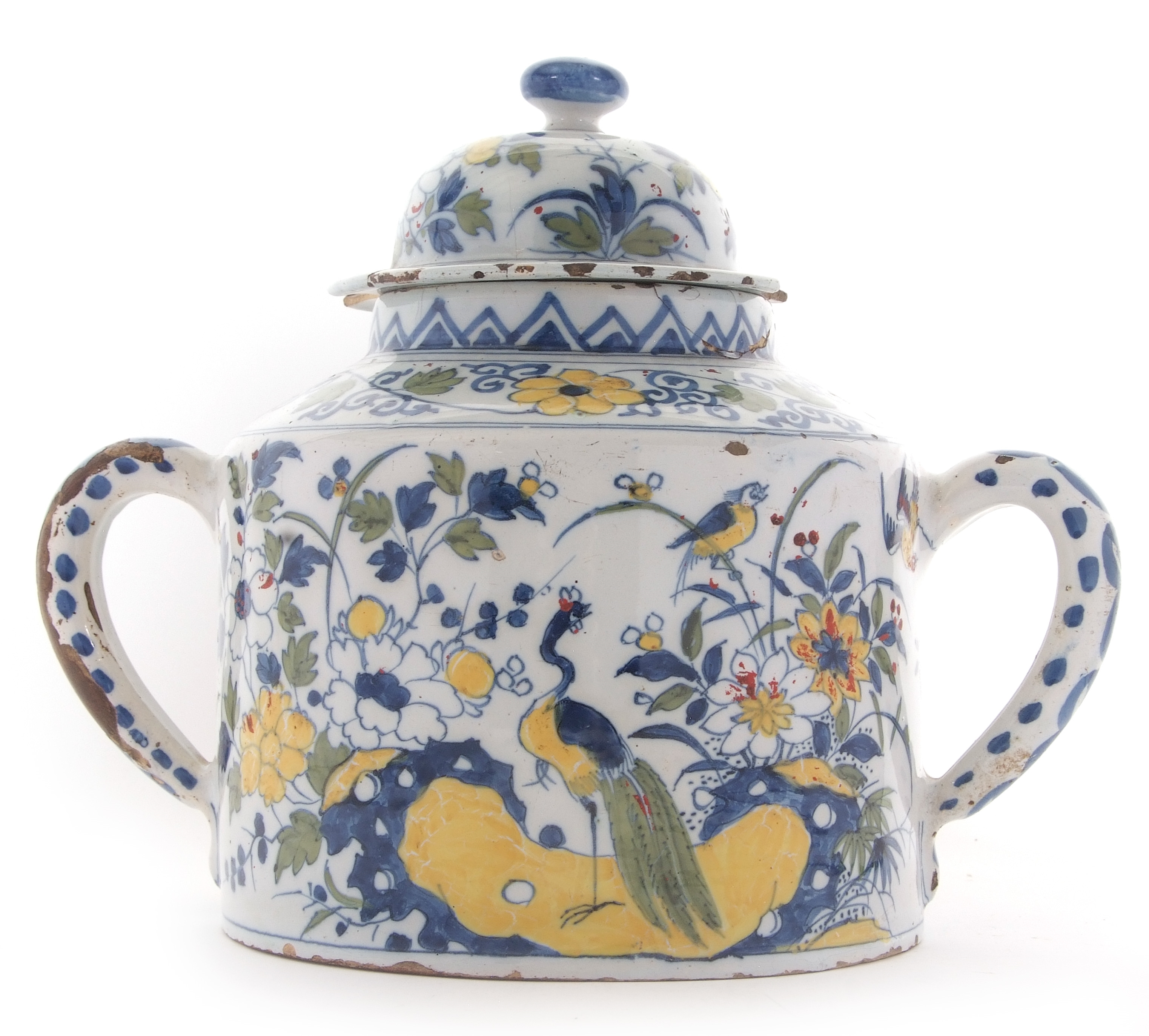 Inventory | A LARGE DELFT POSSET POT AND COVER LATE 17TH/EARLY 18th ...