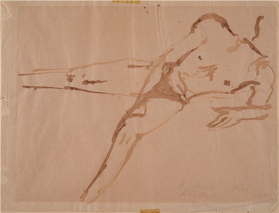 Reclining Figure, 1935 by Filippo de Pisis, 1935