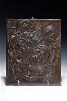 Bronze relies &quot;Pieta&quot; - Otto Coester