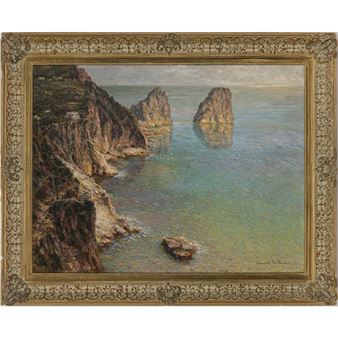 Capri (South coast with Faraglioni - Louis Wöhner