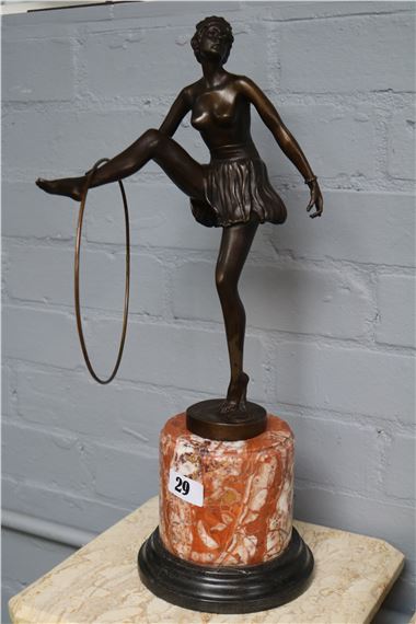 The Dancing Girl with hoop by Dominique Alonzo