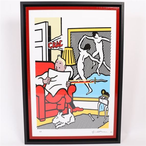 TINTIN LISANT by Roy Lichtenstein, 1948-1993