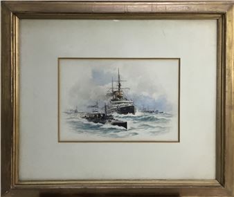 Destroyers at Sea - William Stephen Tomkin