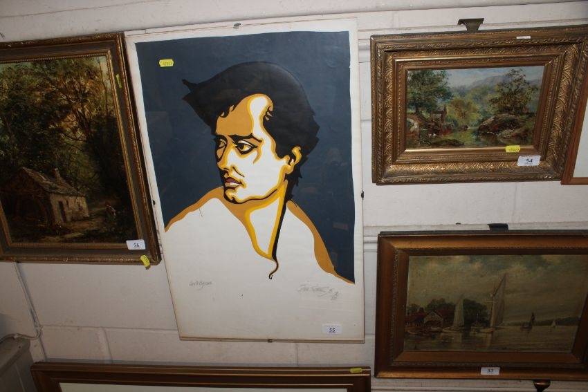 Artwork by Lord Byron, Untitled, Made of coloured print