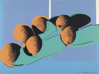 Andy Warhol | Cantaloupes I from Space fruit: Still Lifes (1979 ...