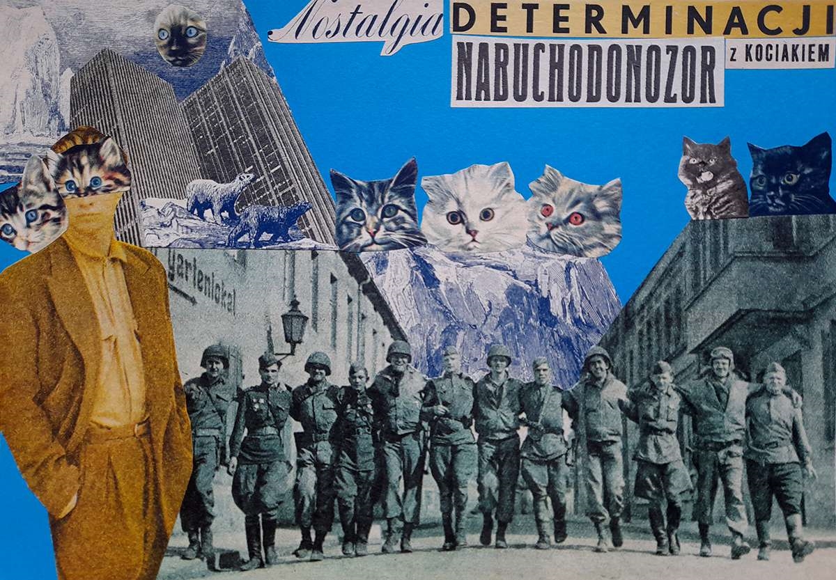 Artwork by Among Scratches, Bez tytułu, Made of papier