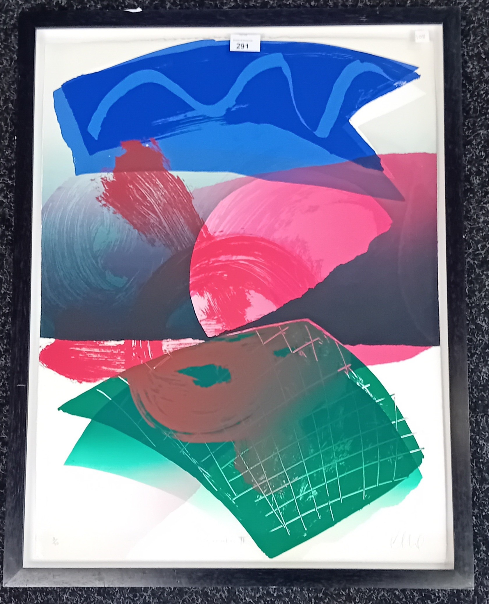 Artwork by Carl Rowe, Beachcomber ll, Made of Screenprint