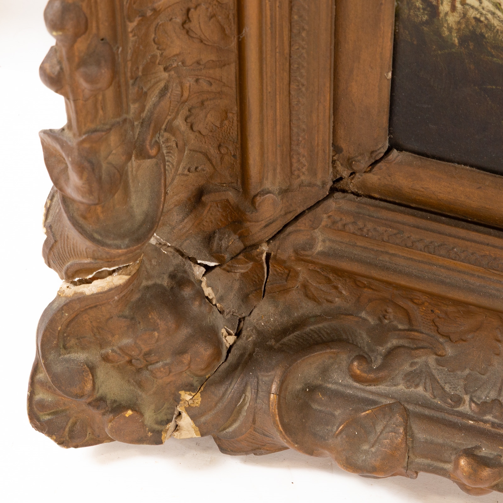 Artwork by Heinrich G. L. Reichenbach, Cattle Watering at the Shore, Made of Oil on canvas