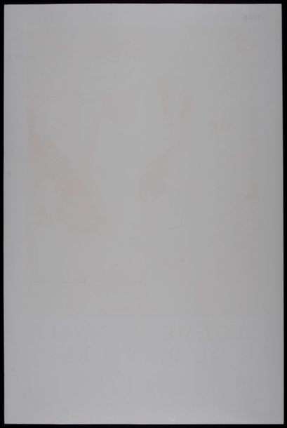 A poster advertising a ceramic plate with a bird on it.