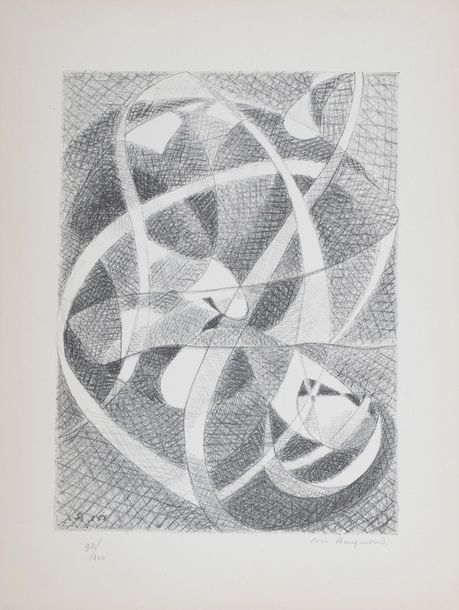 Artwork by Marie Raymond, Composition, Made of Lithograph on wove paper