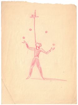 Four drawings. Acrobats and dancers - Maria Aleksandrovna Lagorio