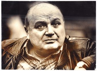 Writer and satirist Mikhail Zhvanetsky - V. Ganchuk