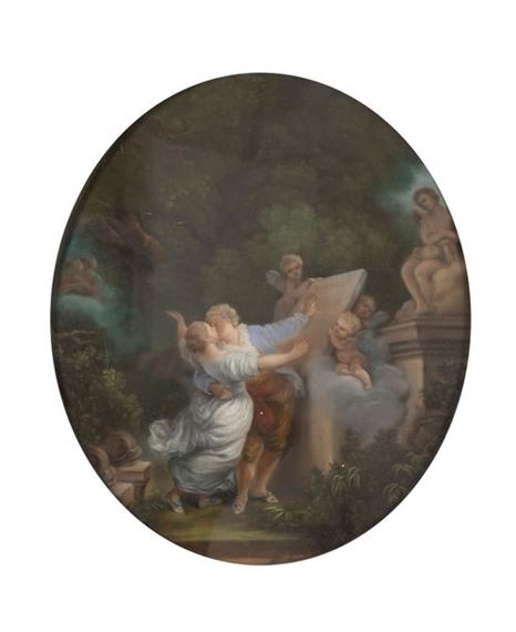 Le Serment d'Amour by Jean-Honoré Fragonard, fin du XIXème début du XXème siècle