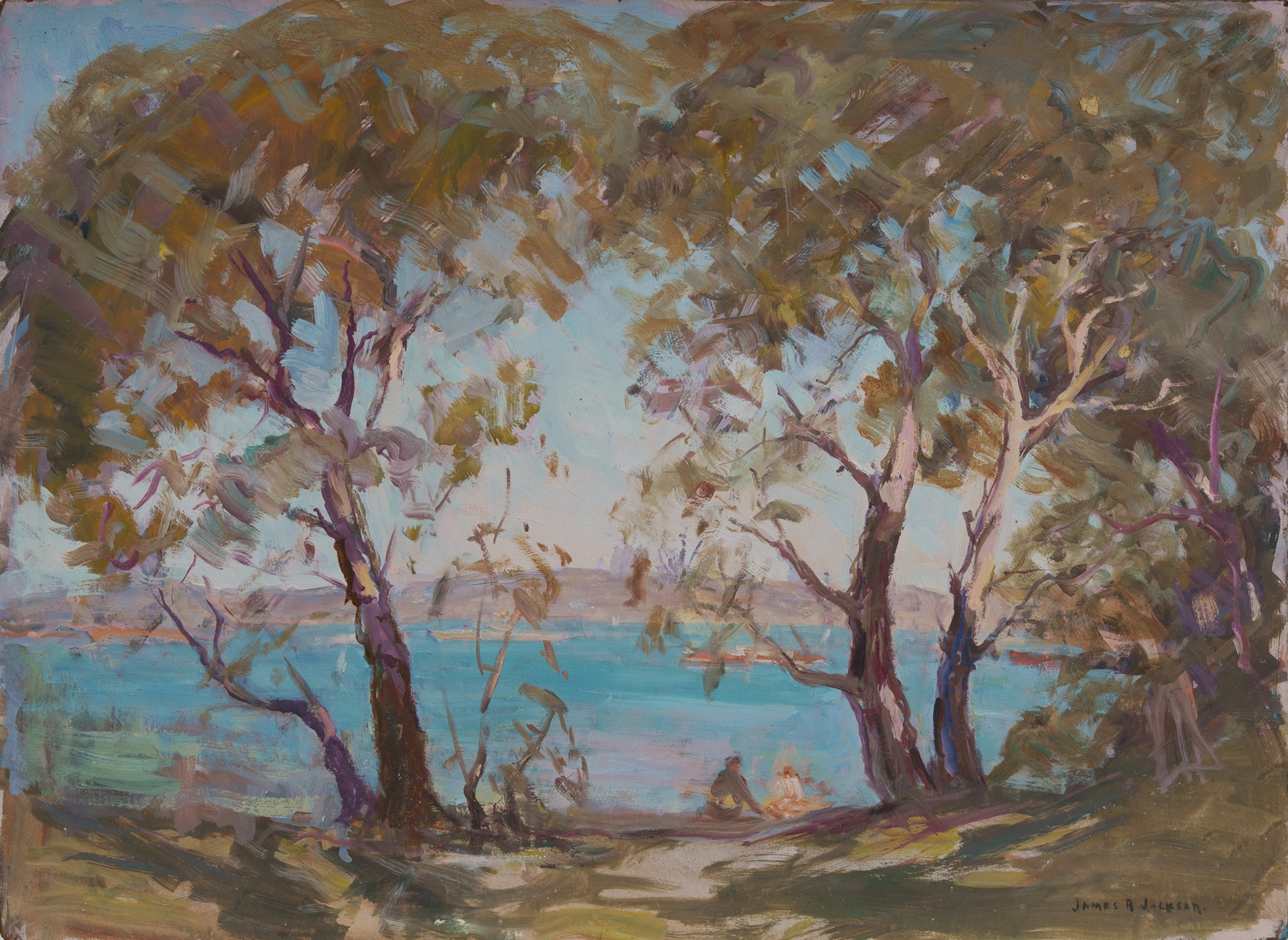 James R. Jackson | Sydney Harbour Through the Trees | MutualArt