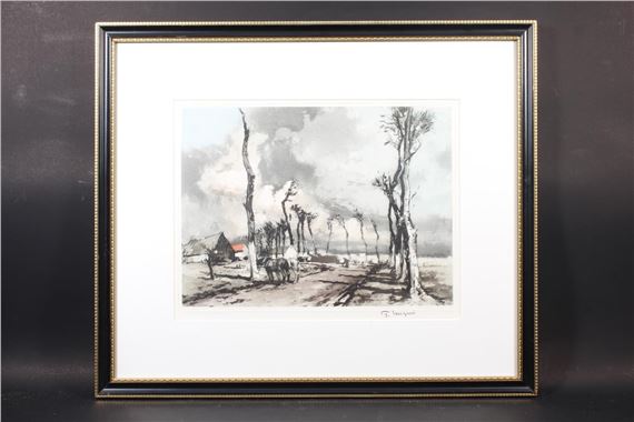 The Road to Dunkirk by Ferdinand-Jean Luigini, 1927