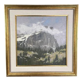 June Storm Hallett Peak Rocky Mountain National Park Colorado - David W. Mayer