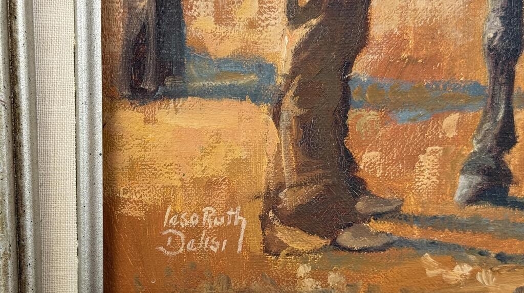 Artwork by Lesa Delisi, Texas Morning, Made of Oil Painting