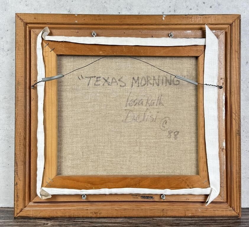 Artwork by Lesa Delisi, Texas Morning, Made of Oil Painting