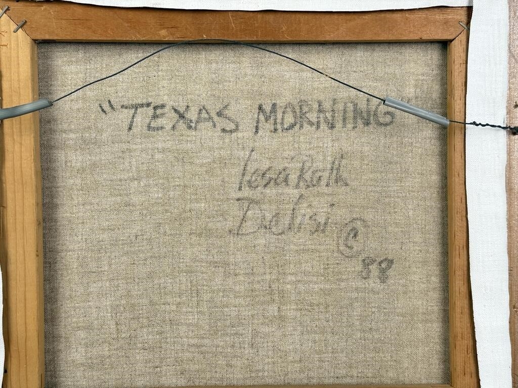Artwork by Lesa Delisi, Texas Morning, Made of Oil Painting