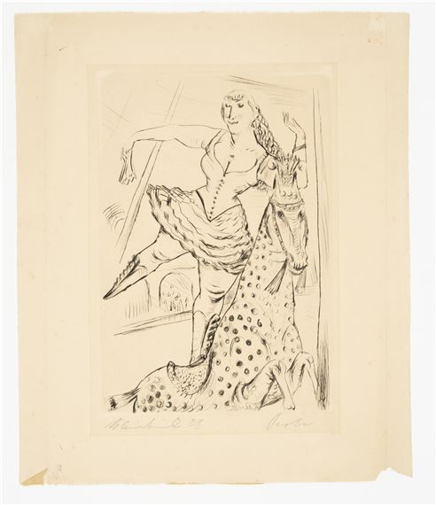 Circus scene by Paul Kleinschmidt, 1928