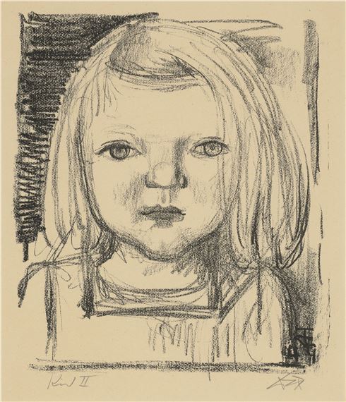 Kind II (Tochter Bienert, Blick auf den Betrachter gerichtet)