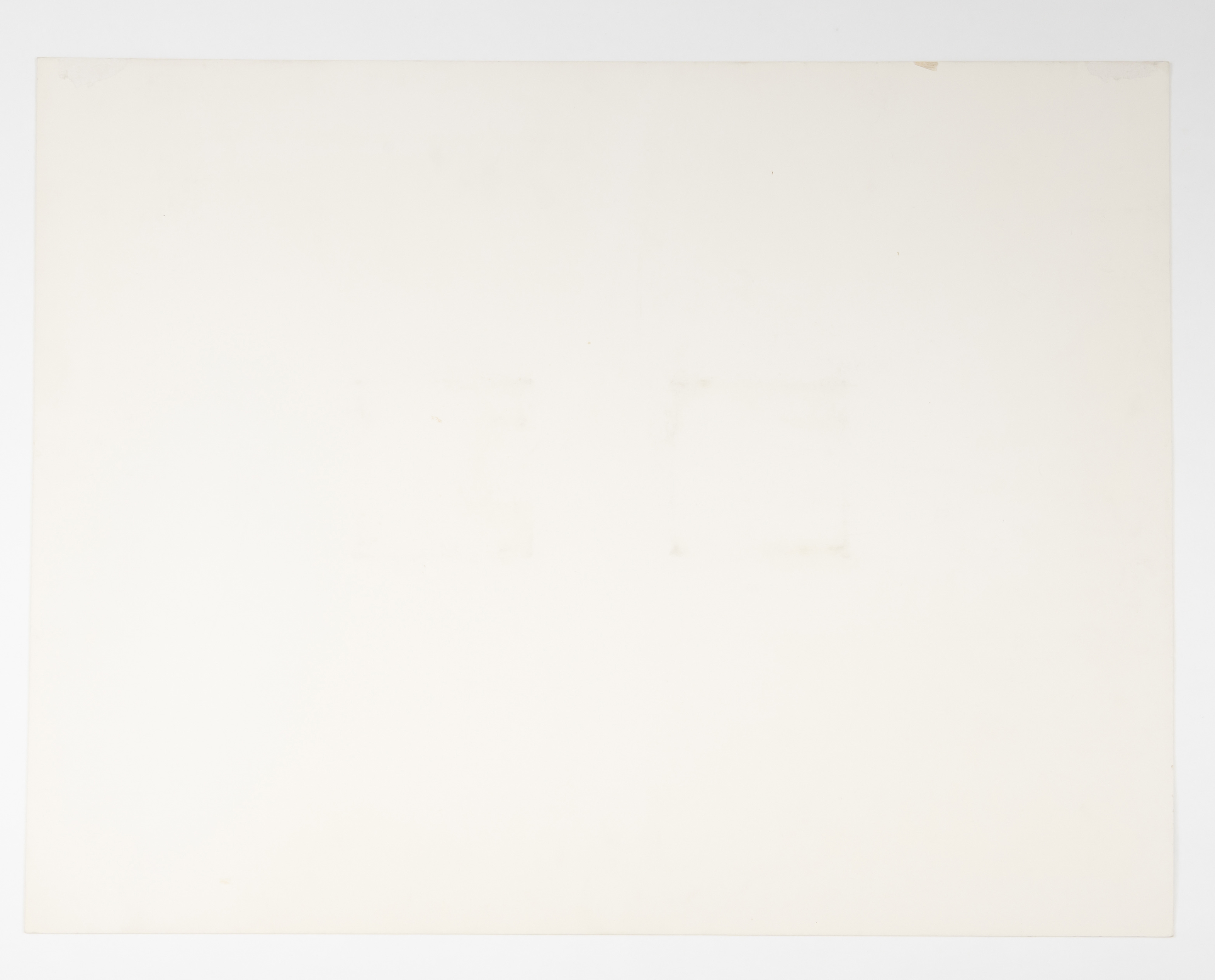 Artwork by Christian Megert, Untitled, Made of Silkscreen print with two collaged mirrors on cardboard