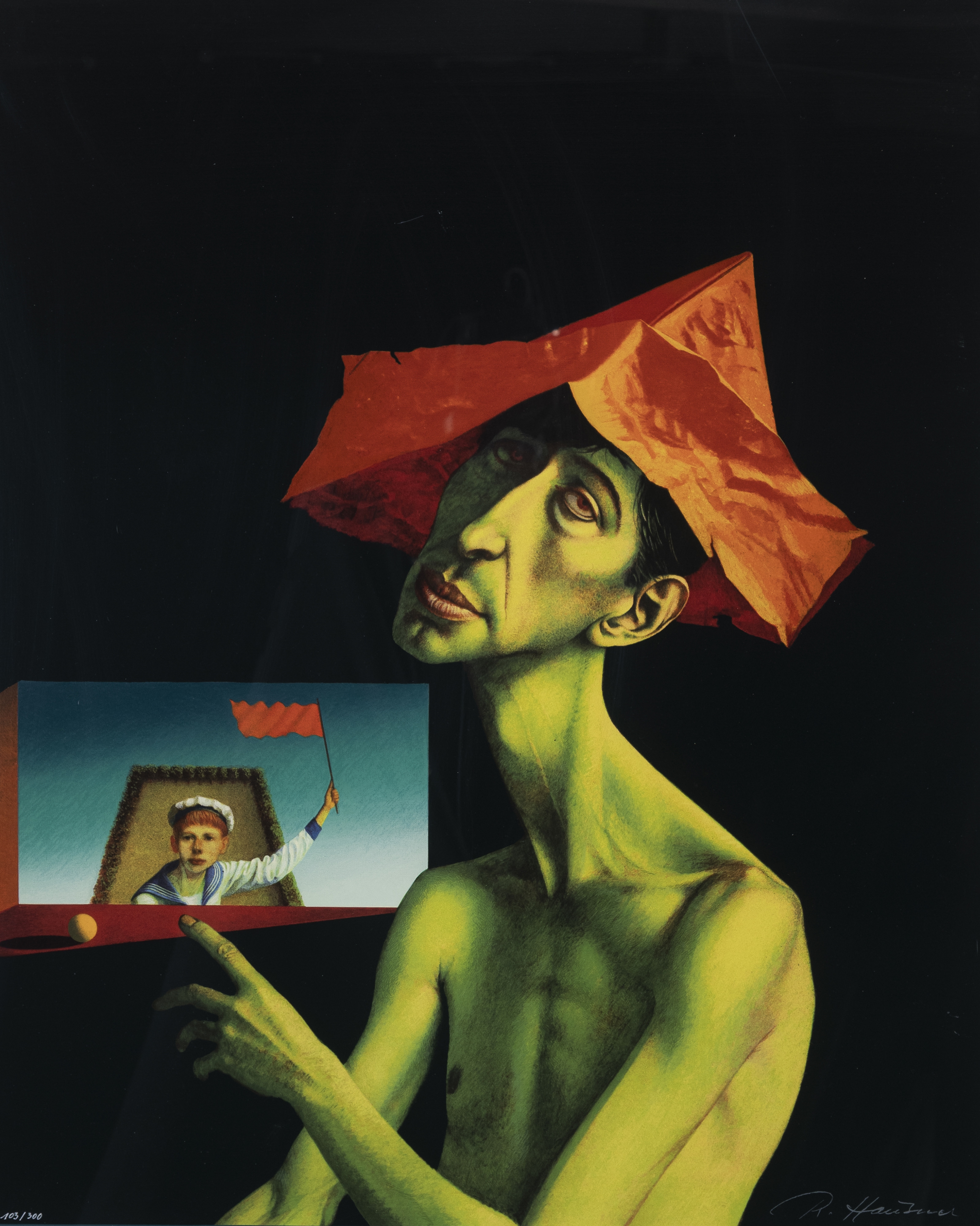 Rudolf Hausner | Adam - Massiv (Circa 1992) | MutualArt