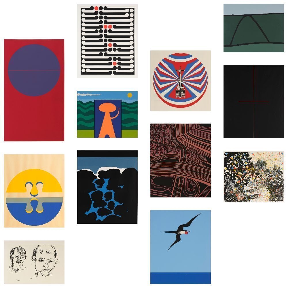 Artwork by Barry Lett, The Complete Set of Barry Lett Multiples, Made of screenprint on paper