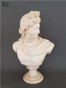 Antique-style bust of a young man - Vincent Scheggi Settignano