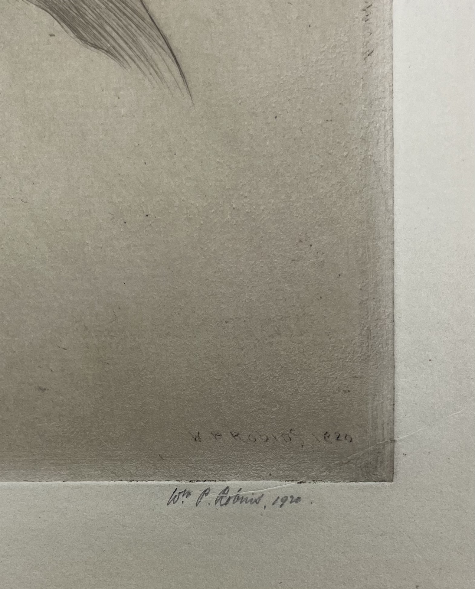 Artwork by William Palmer Robins, Thea Kennedy, Made of Drypoint etching