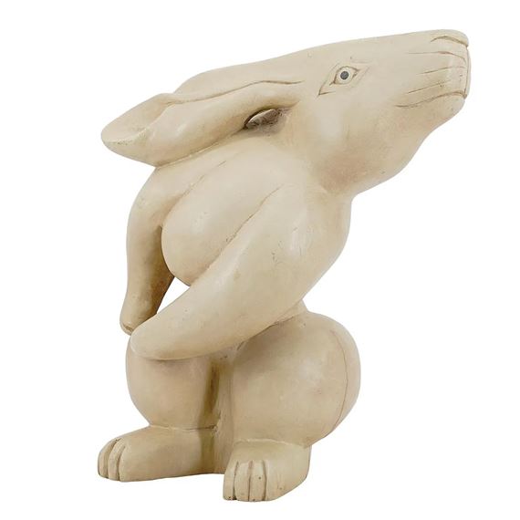Continental School, 20th Century | Rabbit Sculpture | MutualArt
