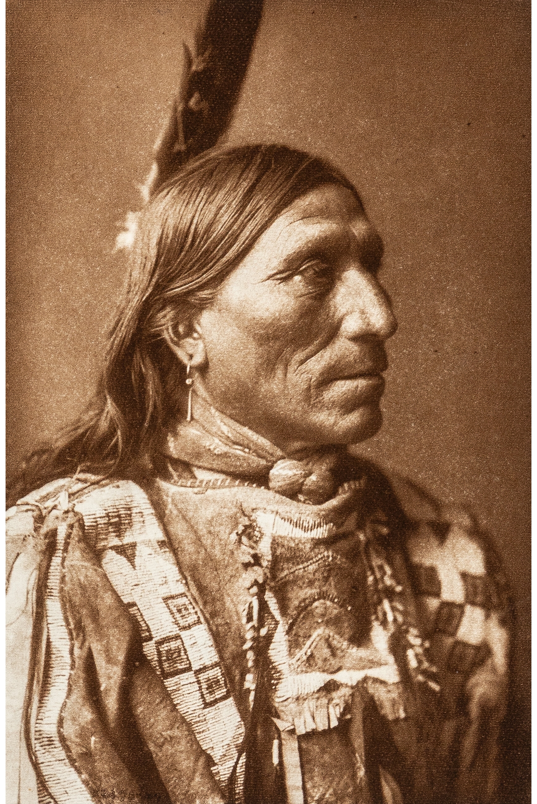 Edward S. Curtis | Little Hawk, Brule (1907) | MutualArt