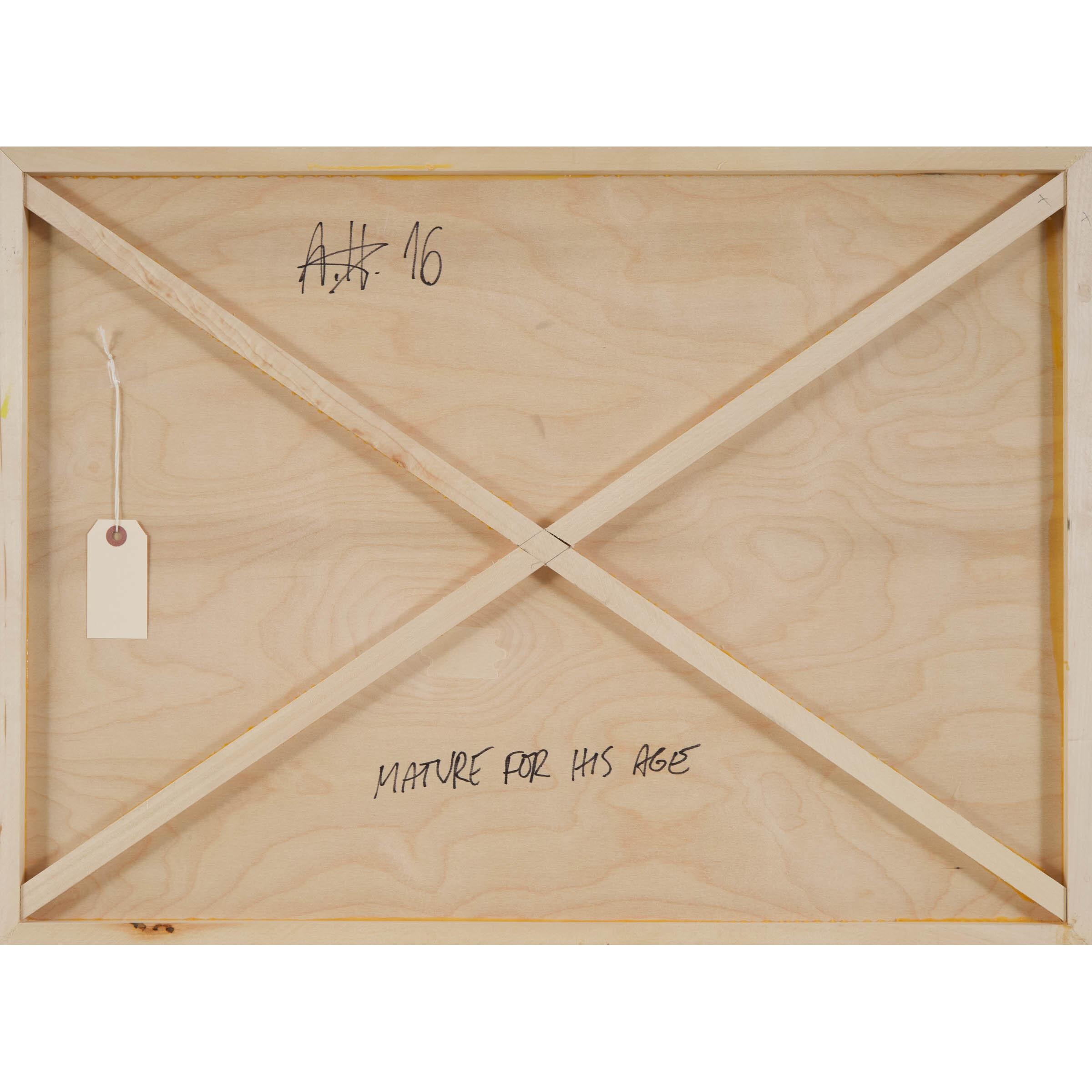 Artwork by Aleksander Hardashnakov, MATURE FOR HIS AGE, Made of oil on panel