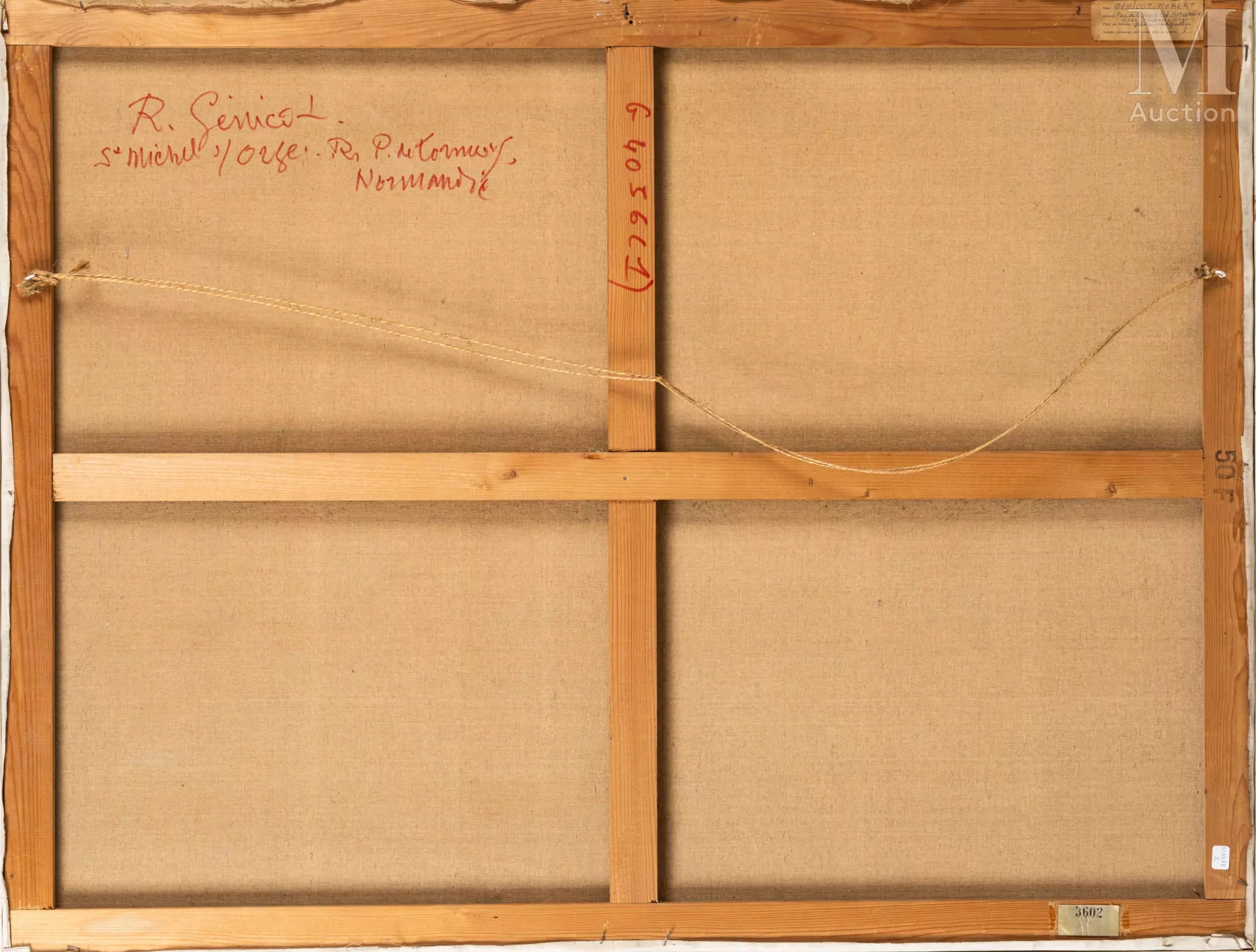 Artwork by Robert Génicot, Jardin imaginaire, Made of Oil on original canvas