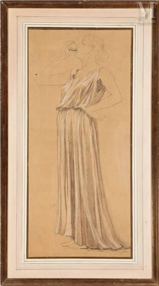 Femme à la coupe - Alphonse Osbert