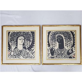 2 Woodblocks - Kihei Sasajima