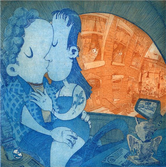 Philippe Ricard: Attached Observer - Washington Printmakers Gallery