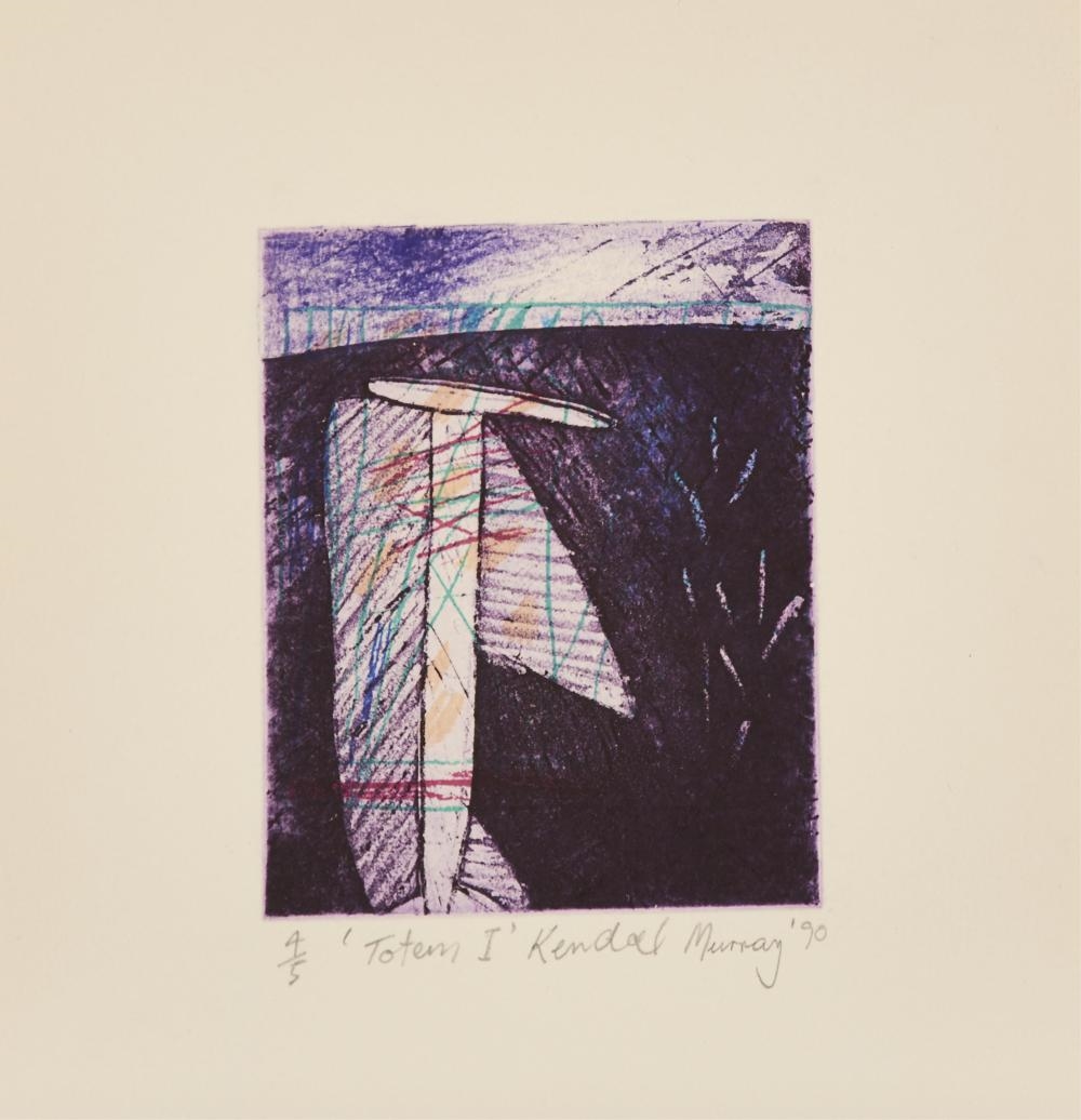 Artwork by Kendal Murray, Totem I, Made of lithograph on paper