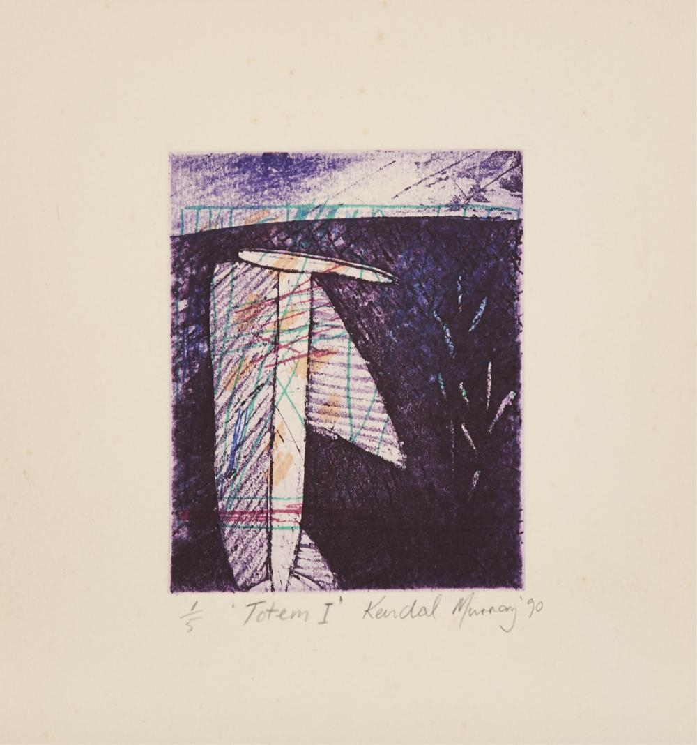 Artwork by Kendal Murray, Totem I, Made of lithograph on paper