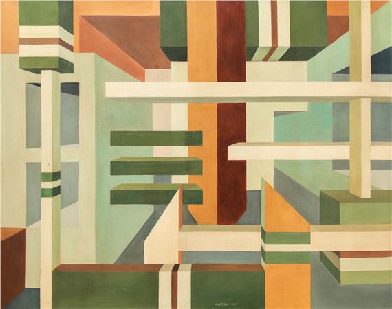 Handrio | Geometry of Space (Geometri Ruang (1987) | MutualArt
