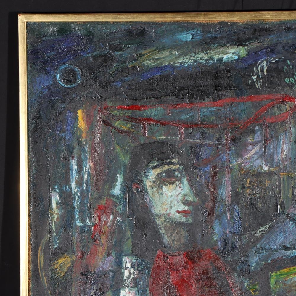 Artwork by Theo Van de Horst, Abstract figures, Made of oil on canvas