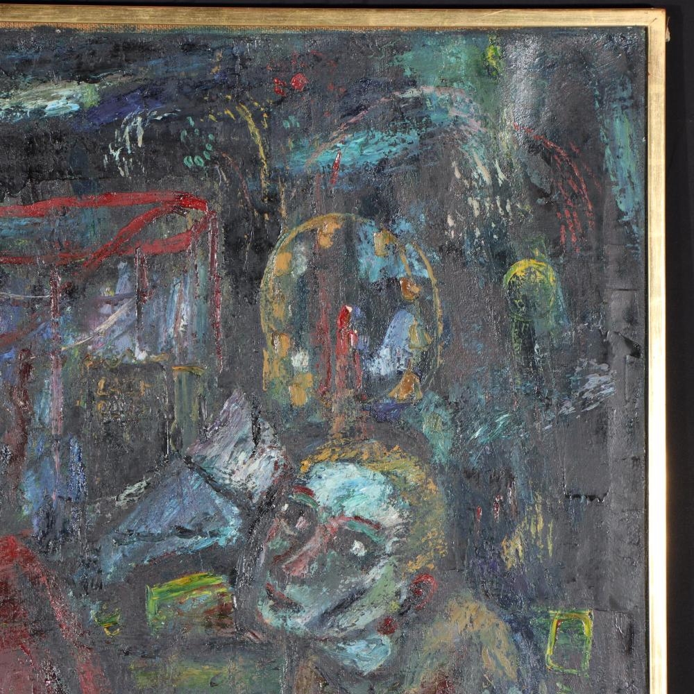 Artwork by Theo Van de Horst, Abstract figures, Made of oil on canvas