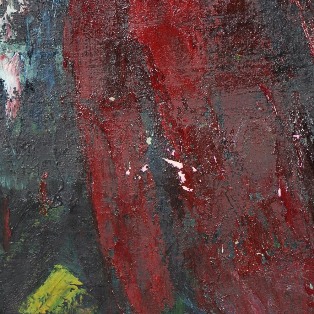 Artwork by Theo Van de Horst, Abstract figures, Made of oil on canvas