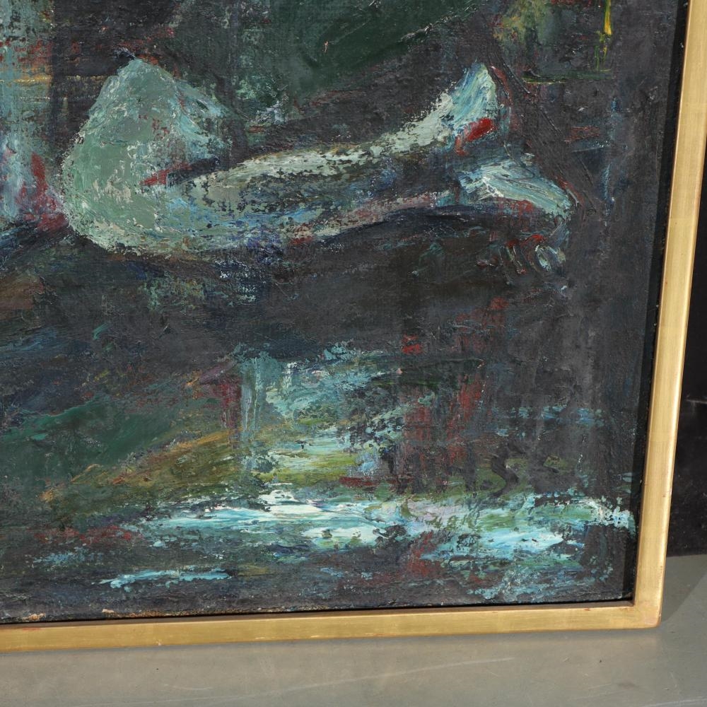 Artwork by Theo Van de Horst, Abstract figures, Made of oil on canvas