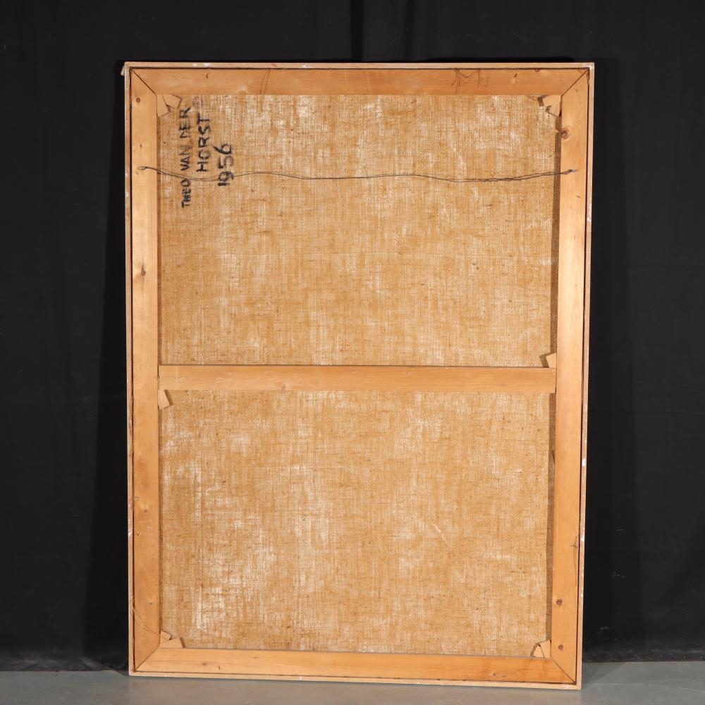 Artwork by Theo Van de Horst, Abstract figures, Made of oil on canvas